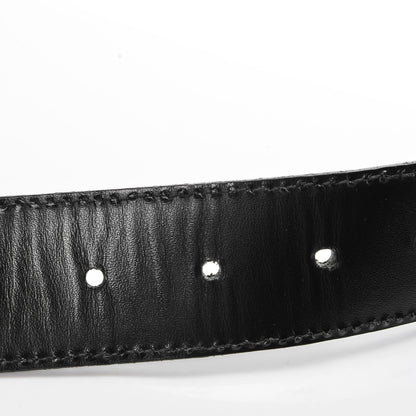 Gucci Guccissima Horsebit Buckle Belt 85 34 Black 5 of 6