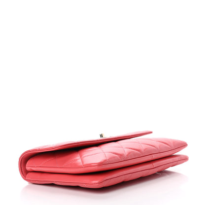 Chanel Lambskin Quilted Medium Trendy CC Flap Coral 3 of 5