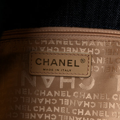 Chanel Denim XL Coco Cabas Tote Dark Blue 7 of 11