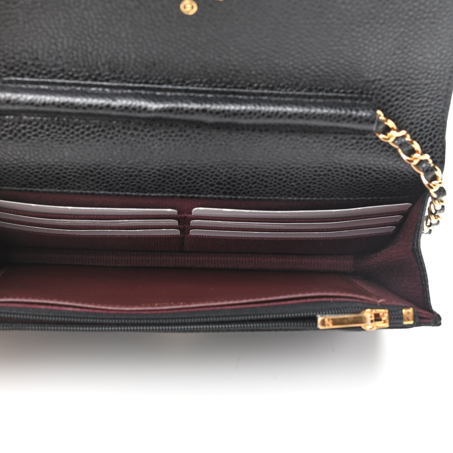 Chanel Caviar Quilted Wallet On Chain WOC Black 5 of 11