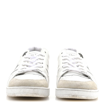 Christian Dior Calfskin Suede Dior Star Low Top Sneakers 37 White Black 3 of 8