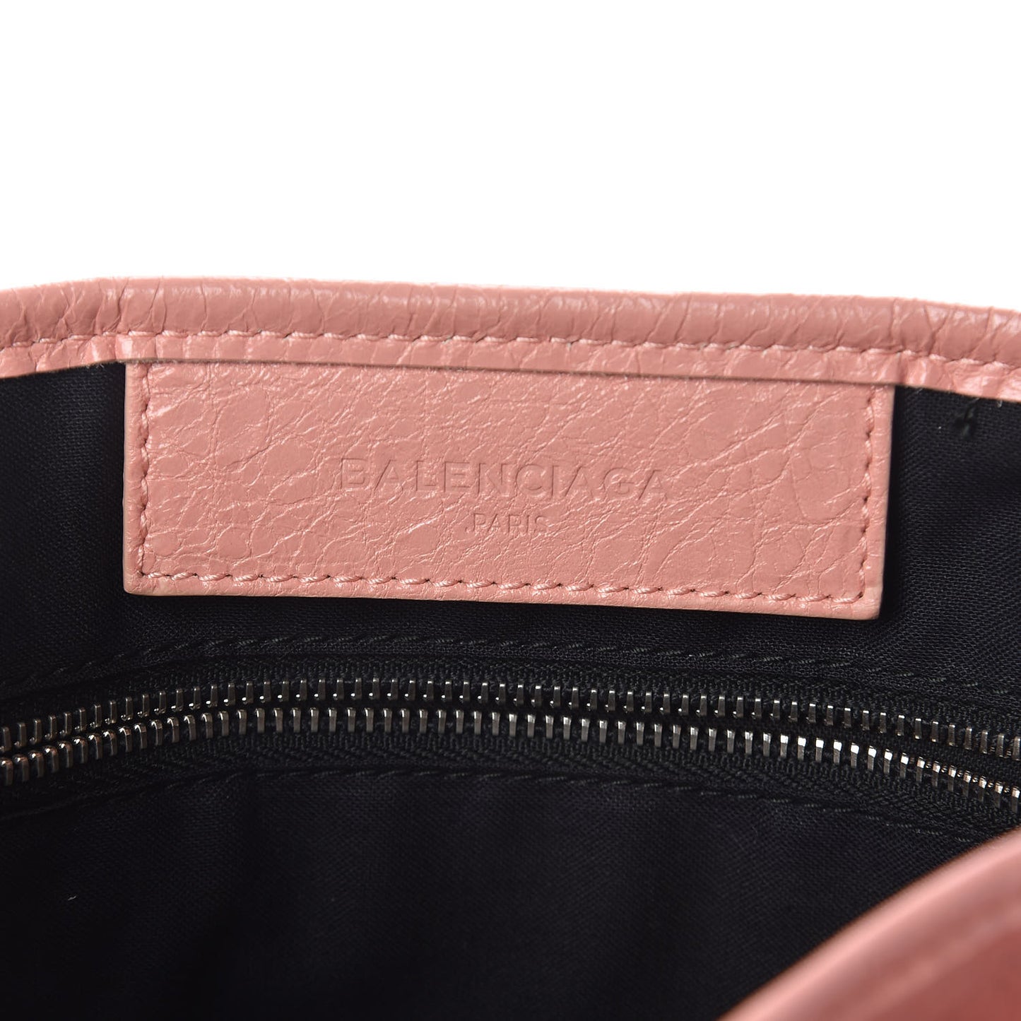 Agneau Stadio Ruban Viscose Navy Cabas XS Rose Ballerine