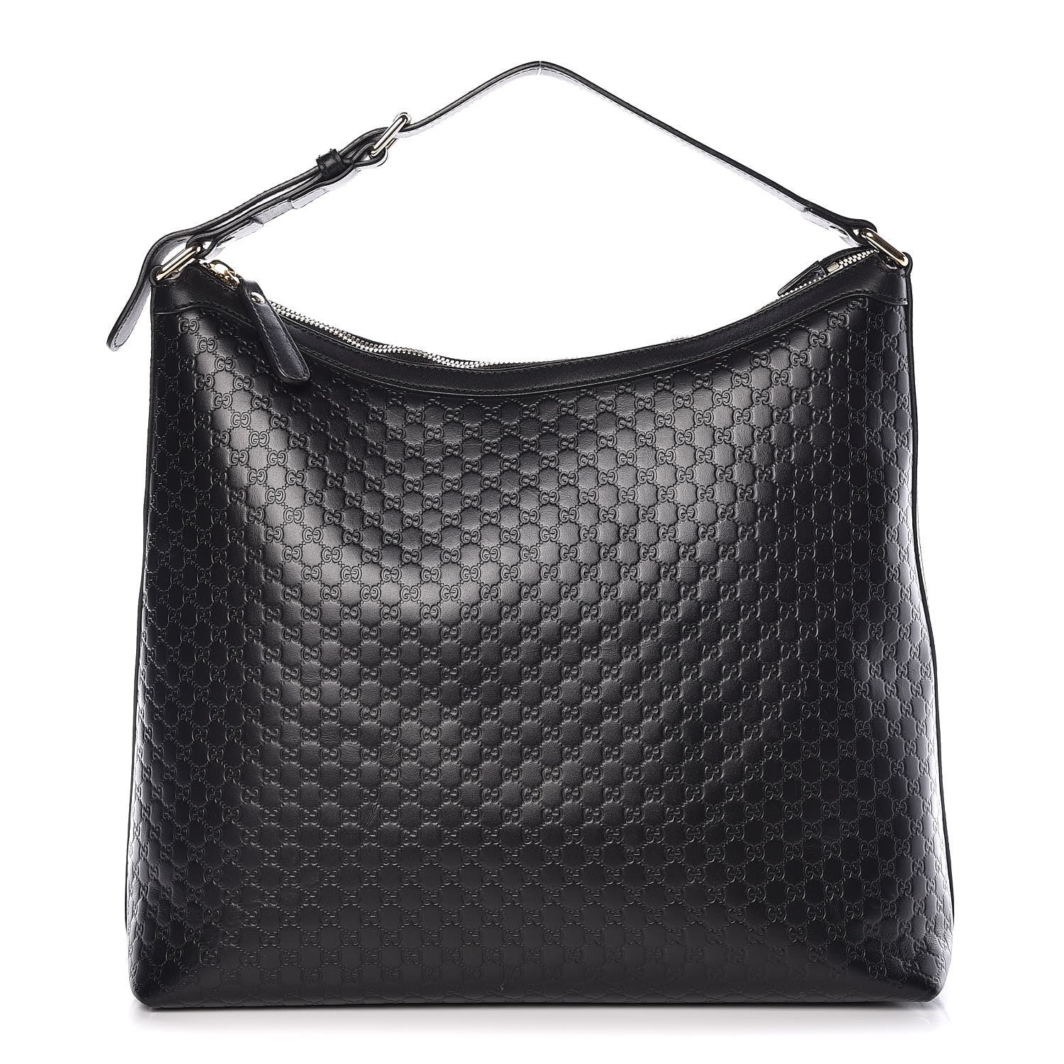 Gucci Soft Microguccissima Margaux Shoulder Bag Black 1 of 10