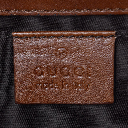 Gucci Calfskin Horsebit Chain Clutch Cuir 6 of 10