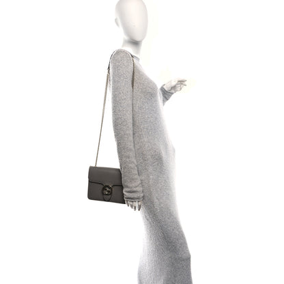 Gucci Dollar Calfskin Small Interlocking G Shoulder Bag Loess 2 of 11