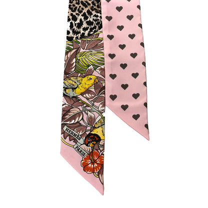 Hermes Silk Jungle Love Love Twilly Rose Pale Etoupe 2 of 4