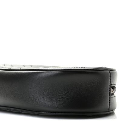 Gucci Calfskin Matelasse GG Marmont Belt Bag 65 26 Black 9 of 9