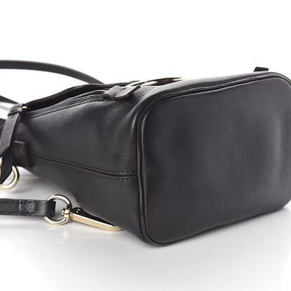 Chloe Suede Calfskin Mini Faye Backpack Black 8 of 10