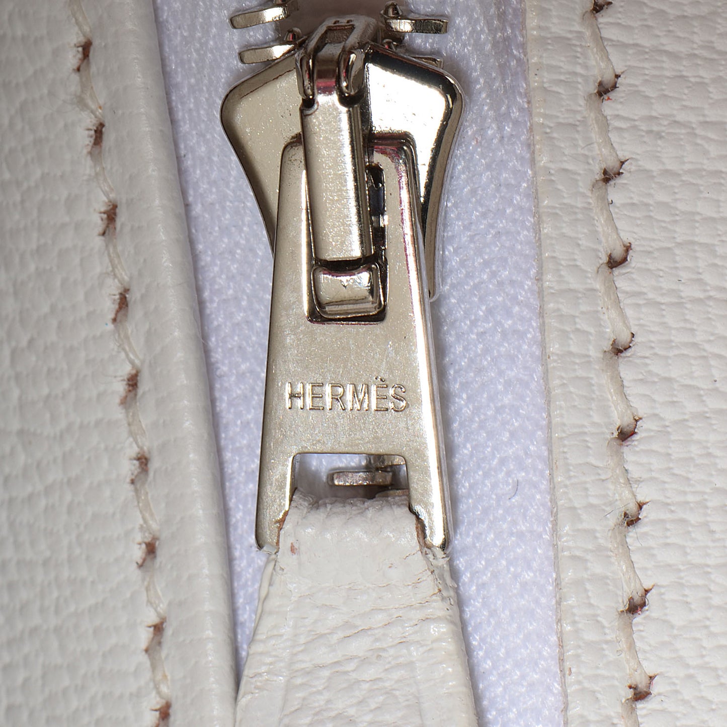 Taurillon Clemence Eclat Birkin 35 Sanguine Blanc