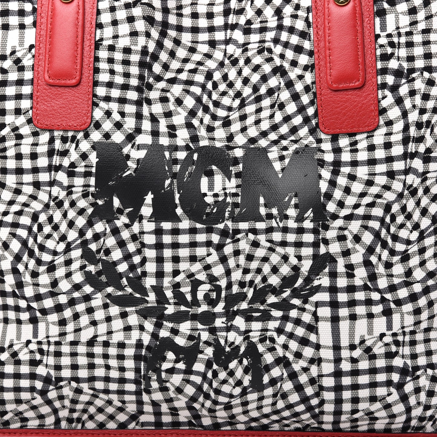 Visetos Medium Liz Reversible Shopper Tote Ruby Red