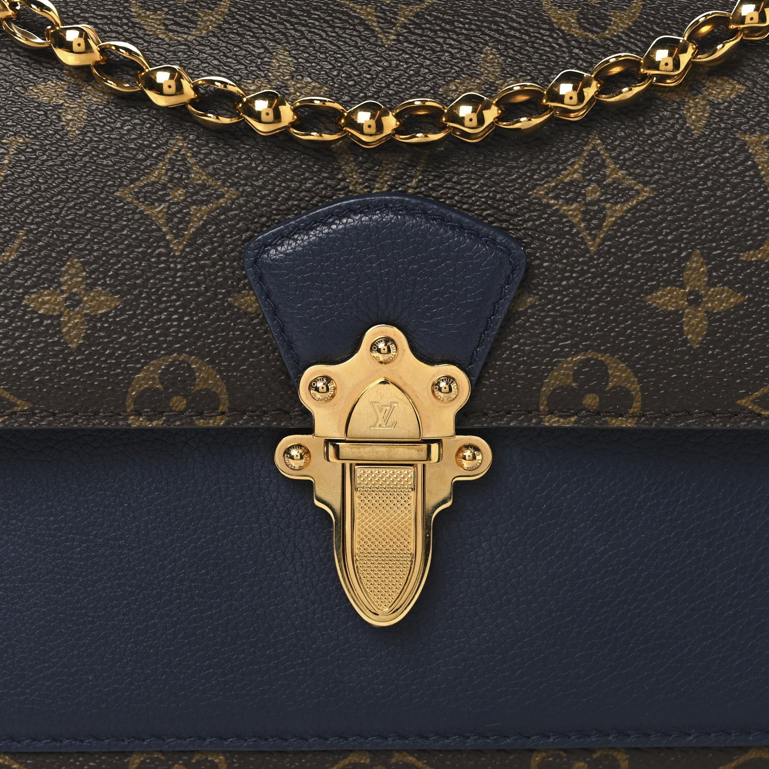Louis Vuitton Monogram Victoire Blue Marine 7 of 10