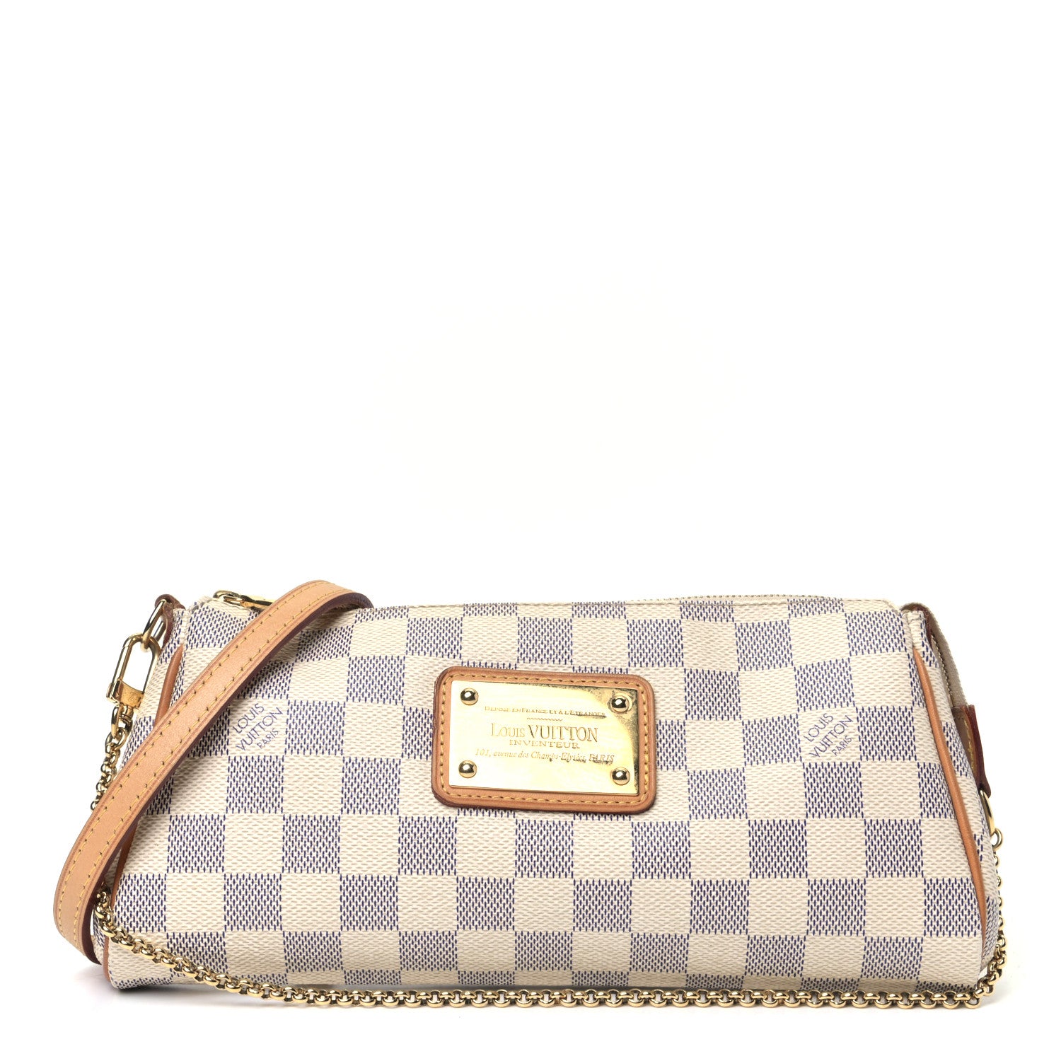 Louis Vuitton Damier Azur Eva Clutch 1 of 4
