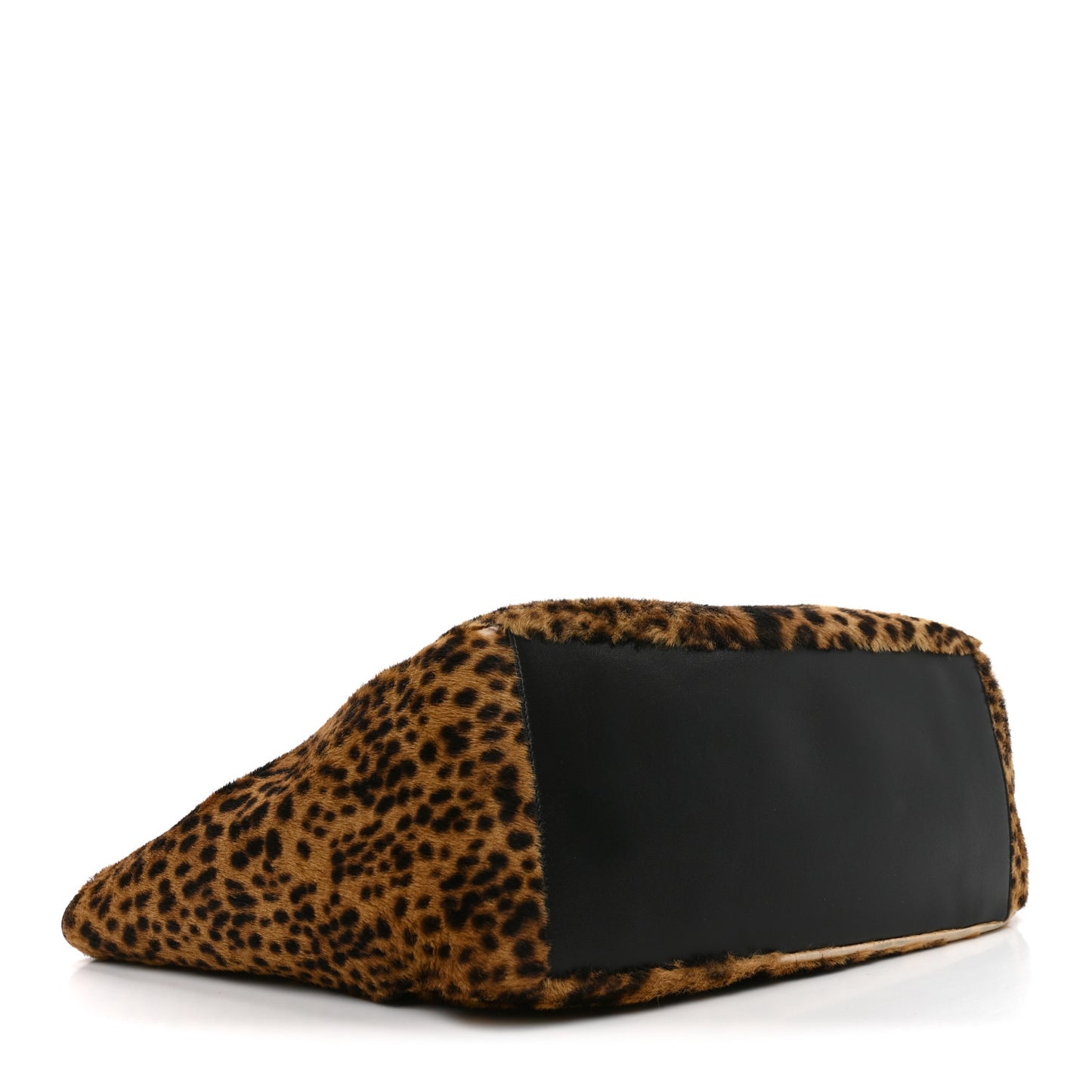 Pony Hair Nappa Leopard Print Le 5 A 7 Bea Tote Earth Black