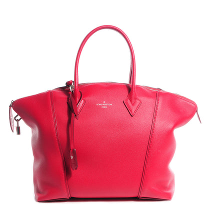 Louis Vuitton Veau Cachemire Soft Lockit MM Framboise 1 of 9