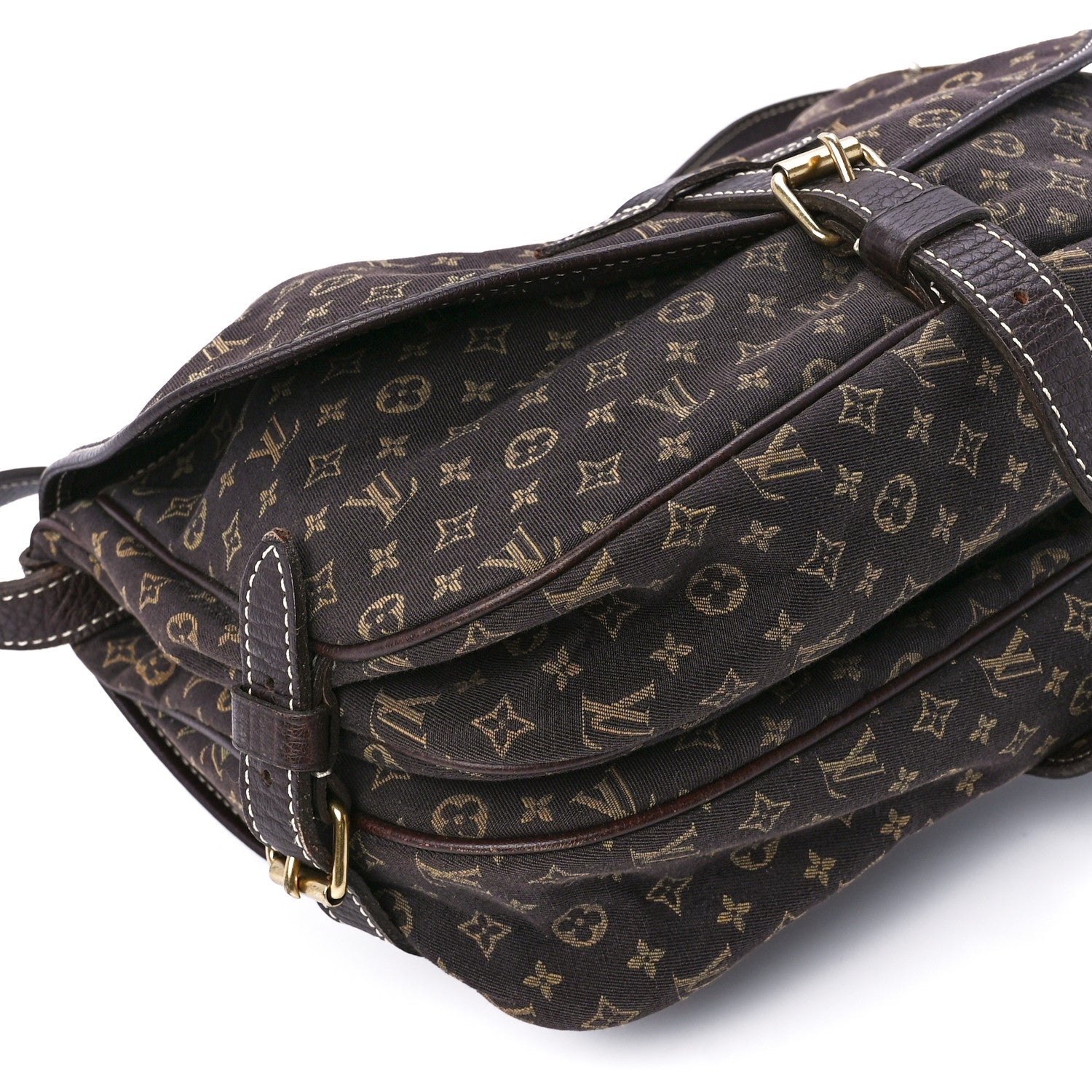 Louis Vuitton Monogram Mini Lin Saumur Ebene 11 of 13