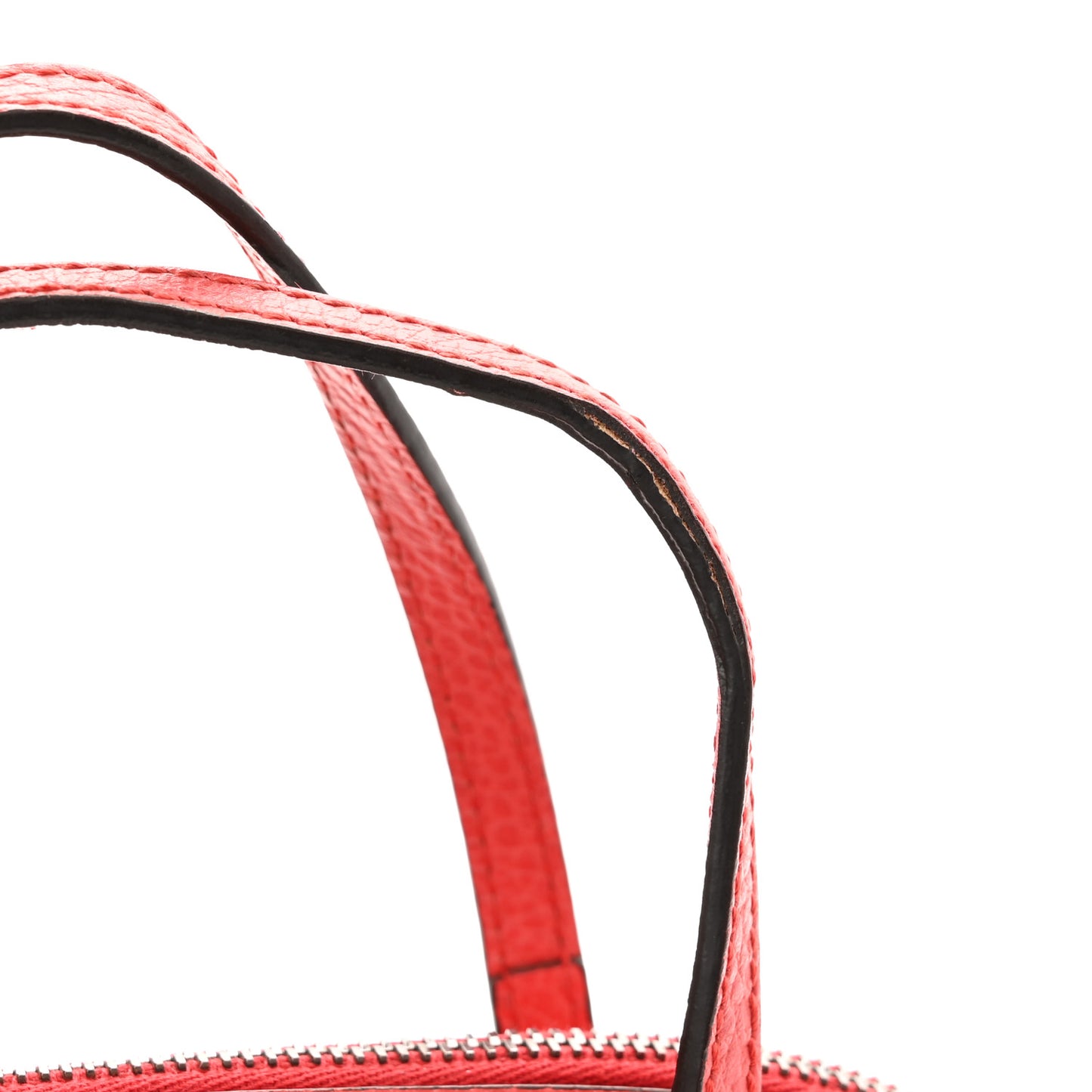 Calfskin Mini Dome Bag Sporting Red