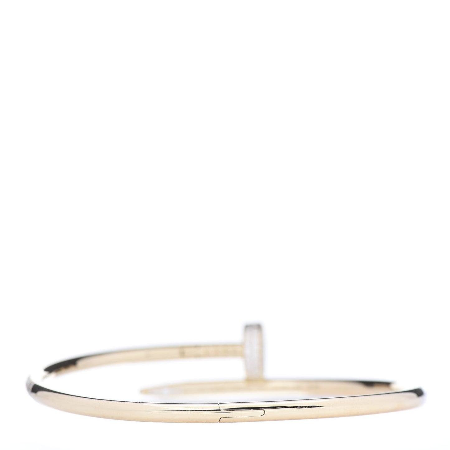 18K Yellow Gold Diamond Juste Un Clou Paved Bracelet 19