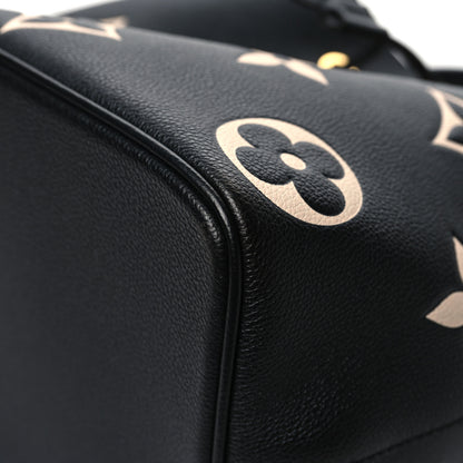 Louis Vuitton Empreinte Monogram Giant Neonoe MM Black Beige 13 of 13