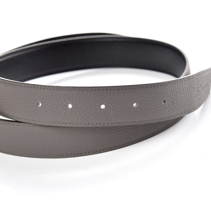 Hermes Box Togo 32mm Belt Strap 90 Etain Black 4 of 6