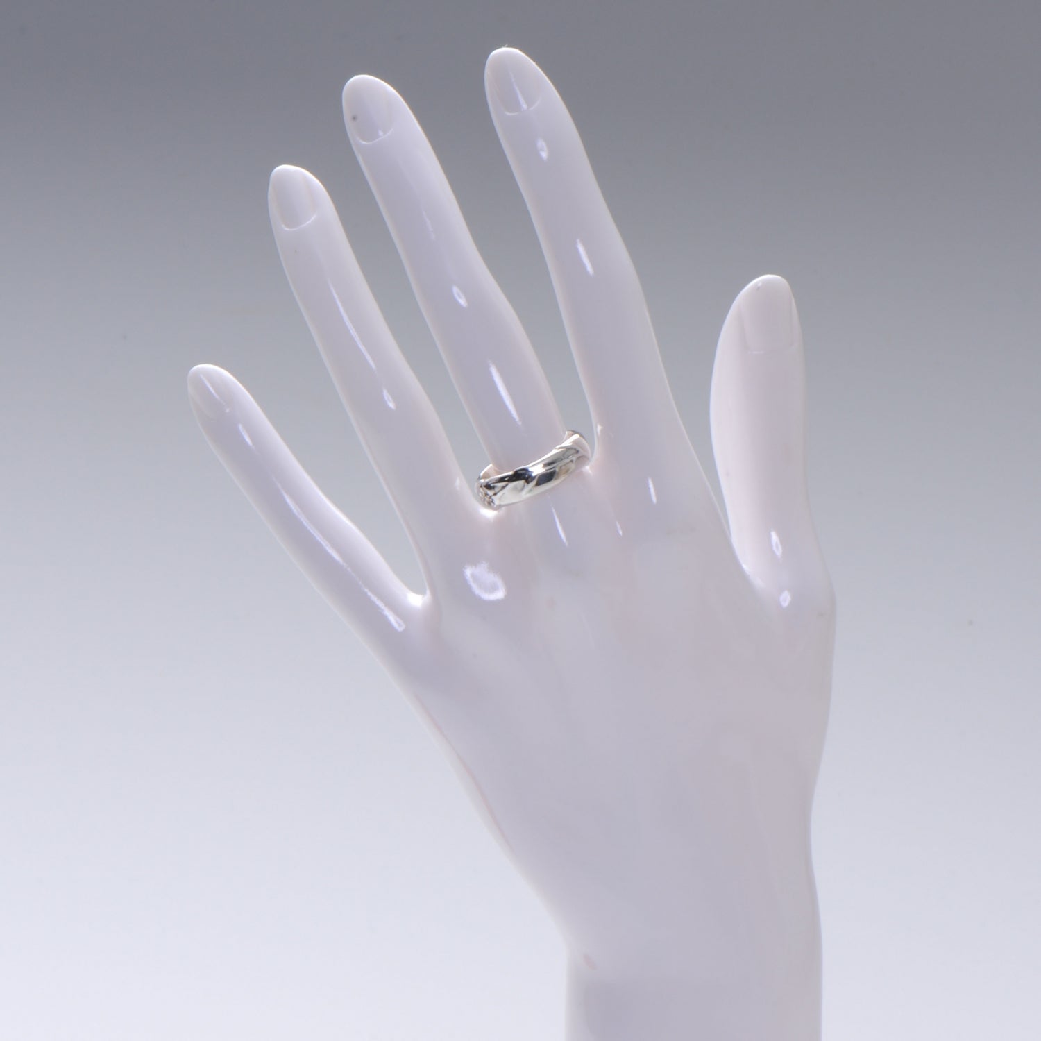 Tiffany Sterling Silver Nature Rose Ring 8 2 of 7