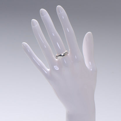 Tiffany Sterling Silver Nature Rose Ring 8 2 of 7