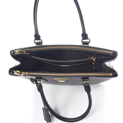 Prada Saffiano Medium Galleria Double Zip Tote Black 5 of 9