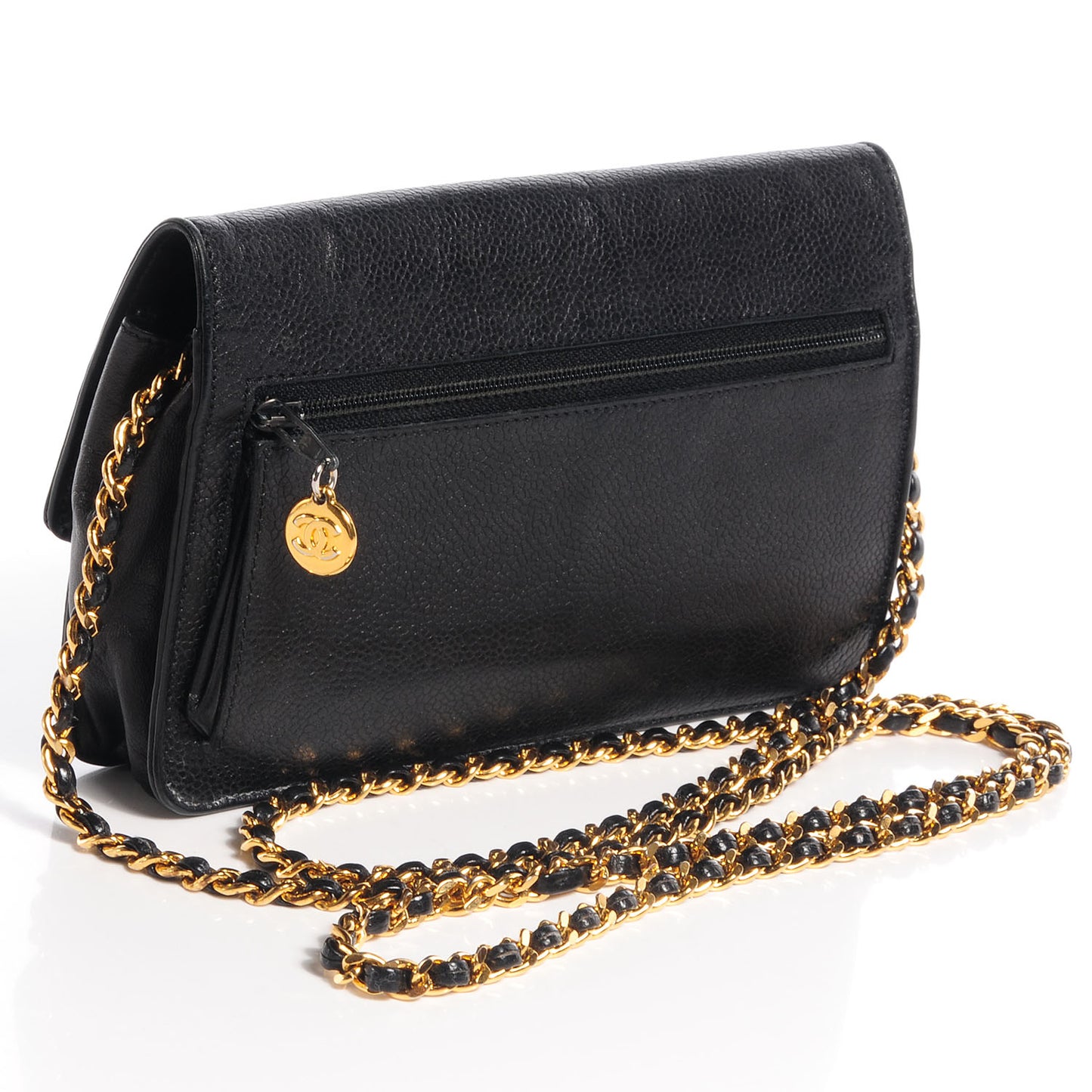 Caviar Timeless CC Wallet on Chain WOC Black