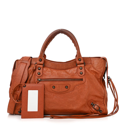 Balenciaga Agneau Classic Hardware City Orange Brulee 3 of 14