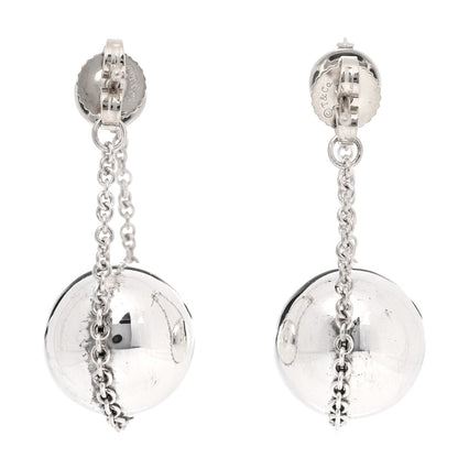 Tiffany Sterling Silver HardWear Double Drop Earrings 4 of 6