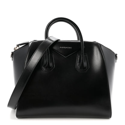 Givenchy Shiny Lord Calfskin Medium Antigona Black 1 of 10