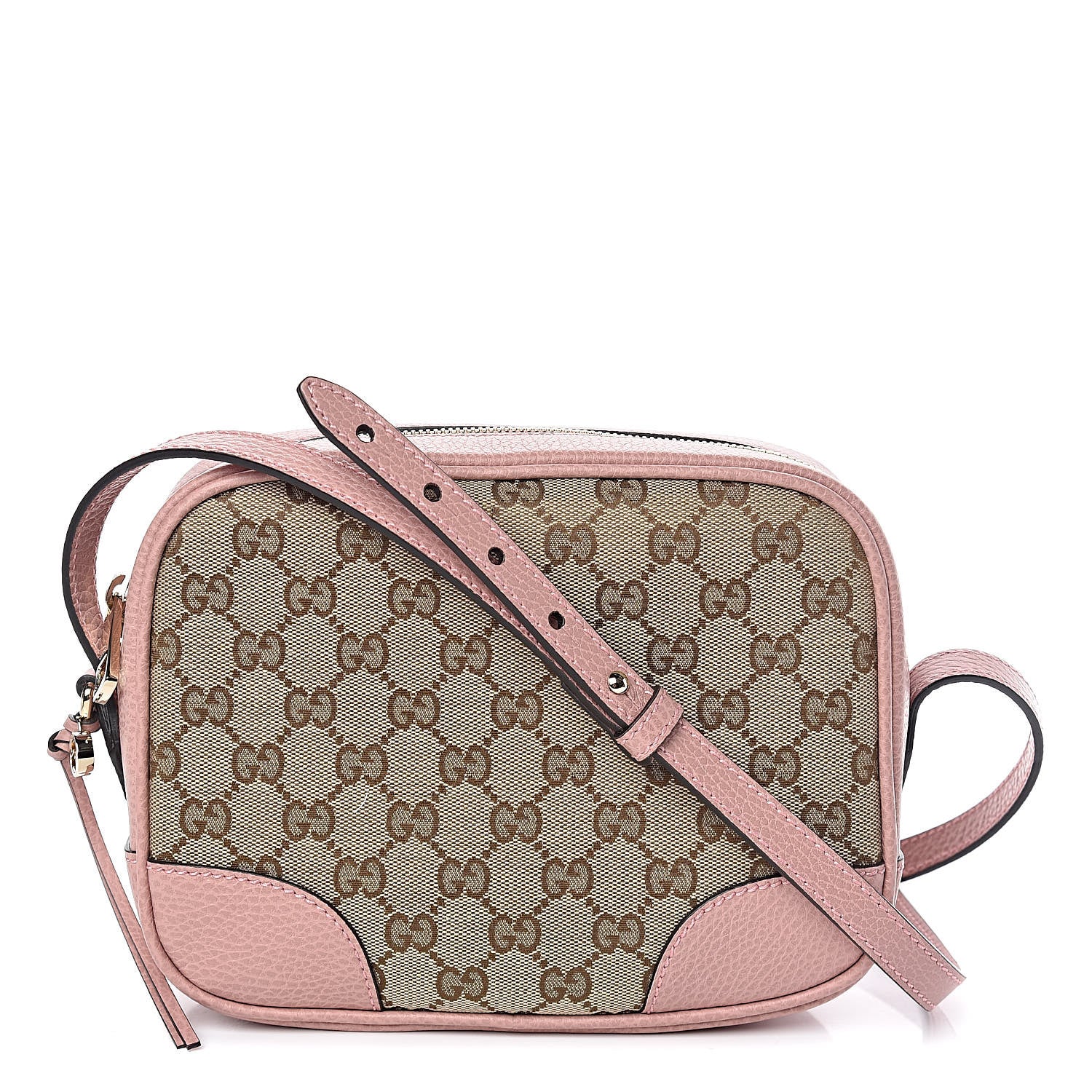 Gucci Monogram Mini Bree Messenger Bag Beige Soft Pink 1 of 9