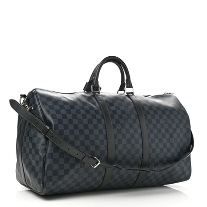 Louis Vuitton Damier Cobalt Keepall Bandouliere 55 3 of 15