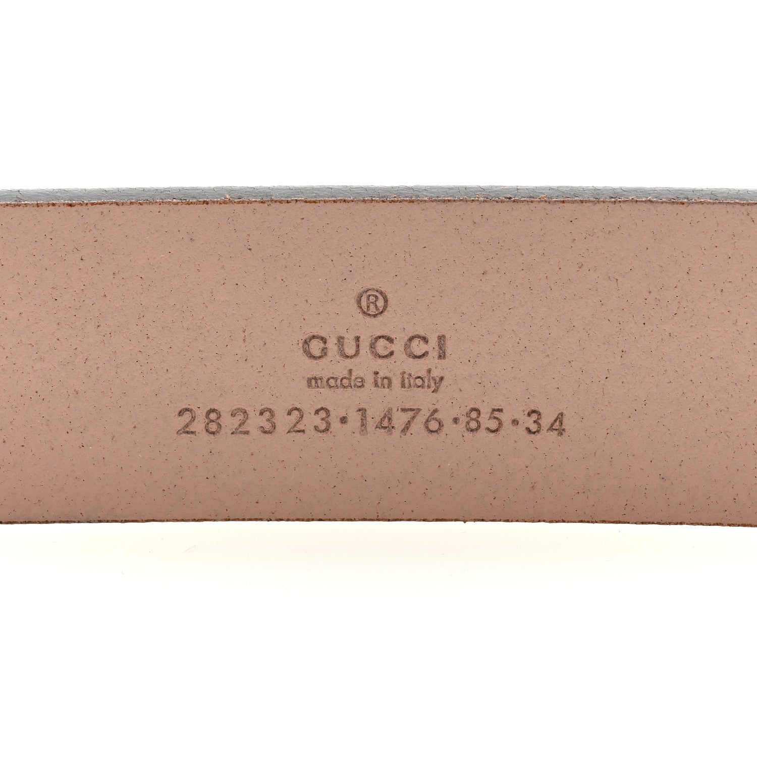 Gucci Margaux Calfskin Studded Interlocking G 30mm Belt 85 34 Rose 3 of 4