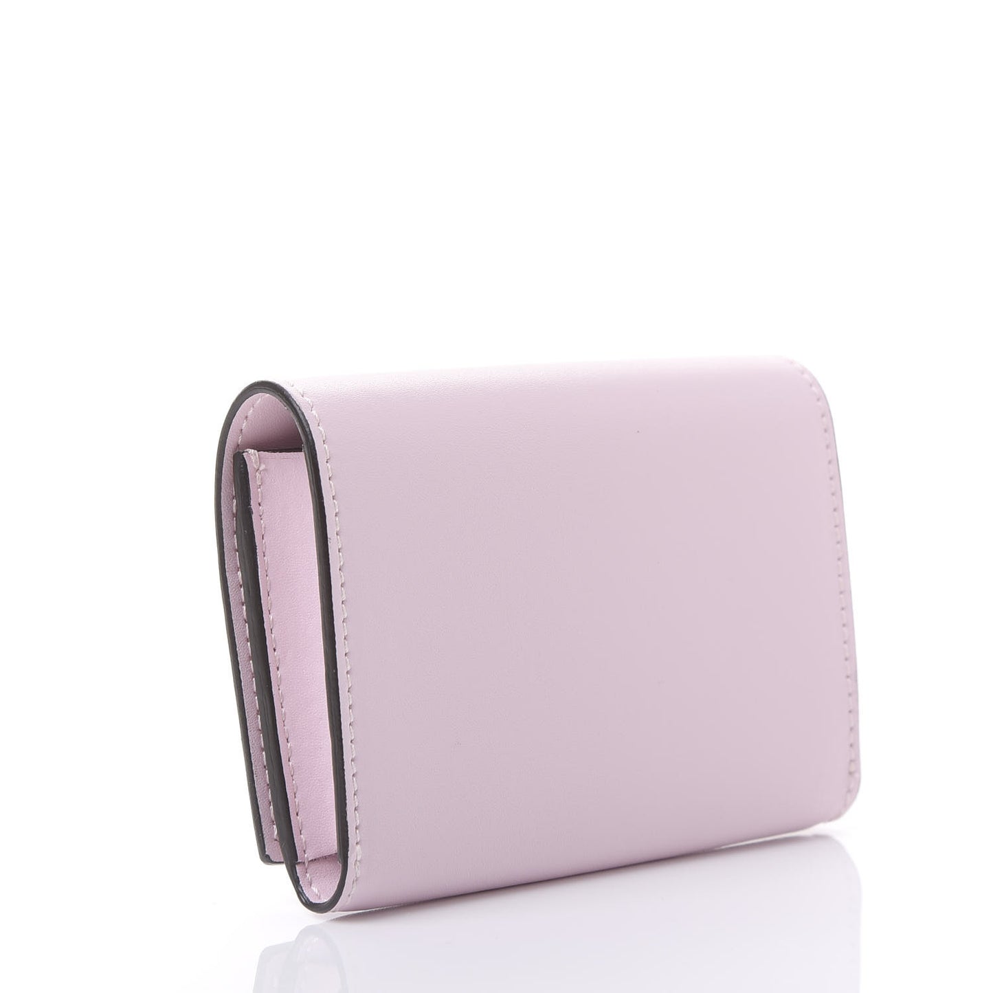 Vitello Liberty Studded Fold Over Card Holder Peonia