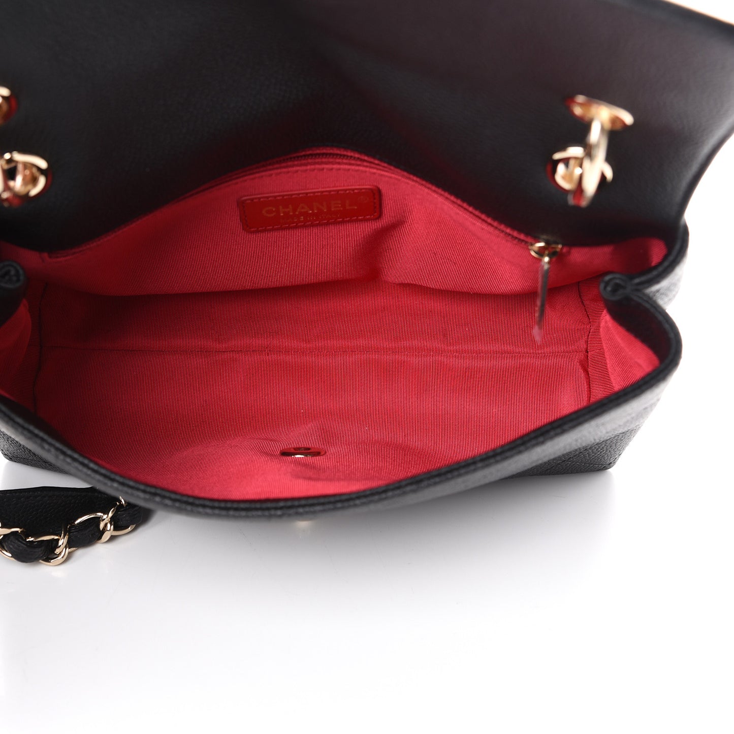 Caviar Quilted City Walk Flap Black