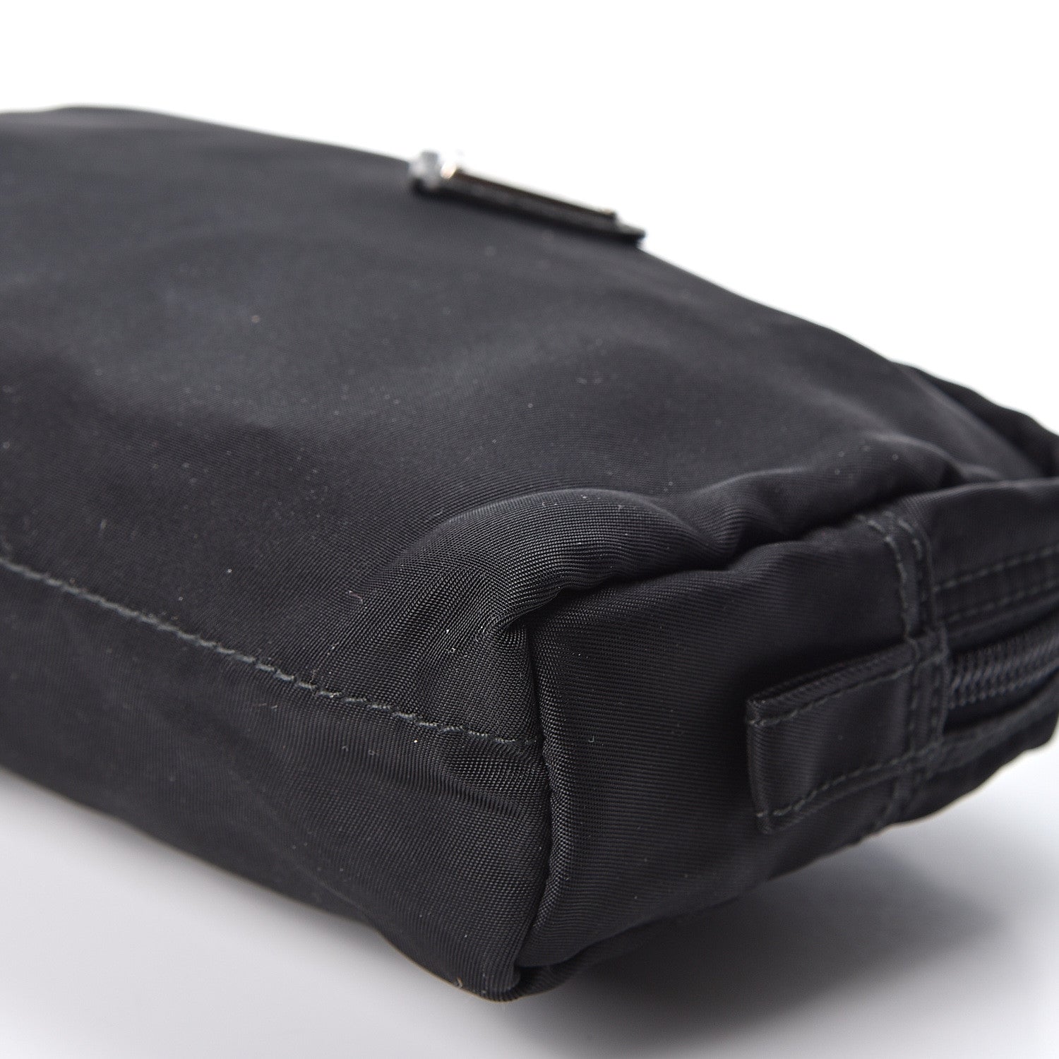 Prada Nylon Vela Cosmetic Pouch Black 7 of 7
