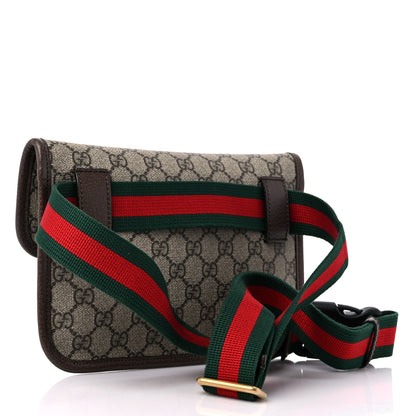 Gucci GG Supreme Monogram Neo Vintage Web Belt Bag Brown 3 of 12
