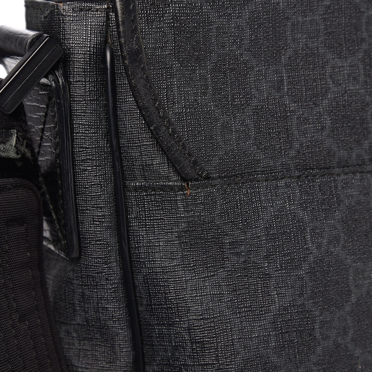 Gucci GG Plus Monogram Medium Flap Messenger Bag Black 9 of 12