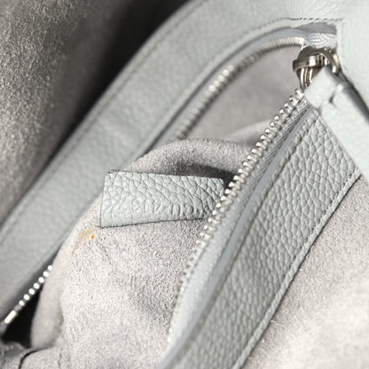 Celine Soft Grained Calfskin Small Belt Cabas Phantom Mineral 7 of 13