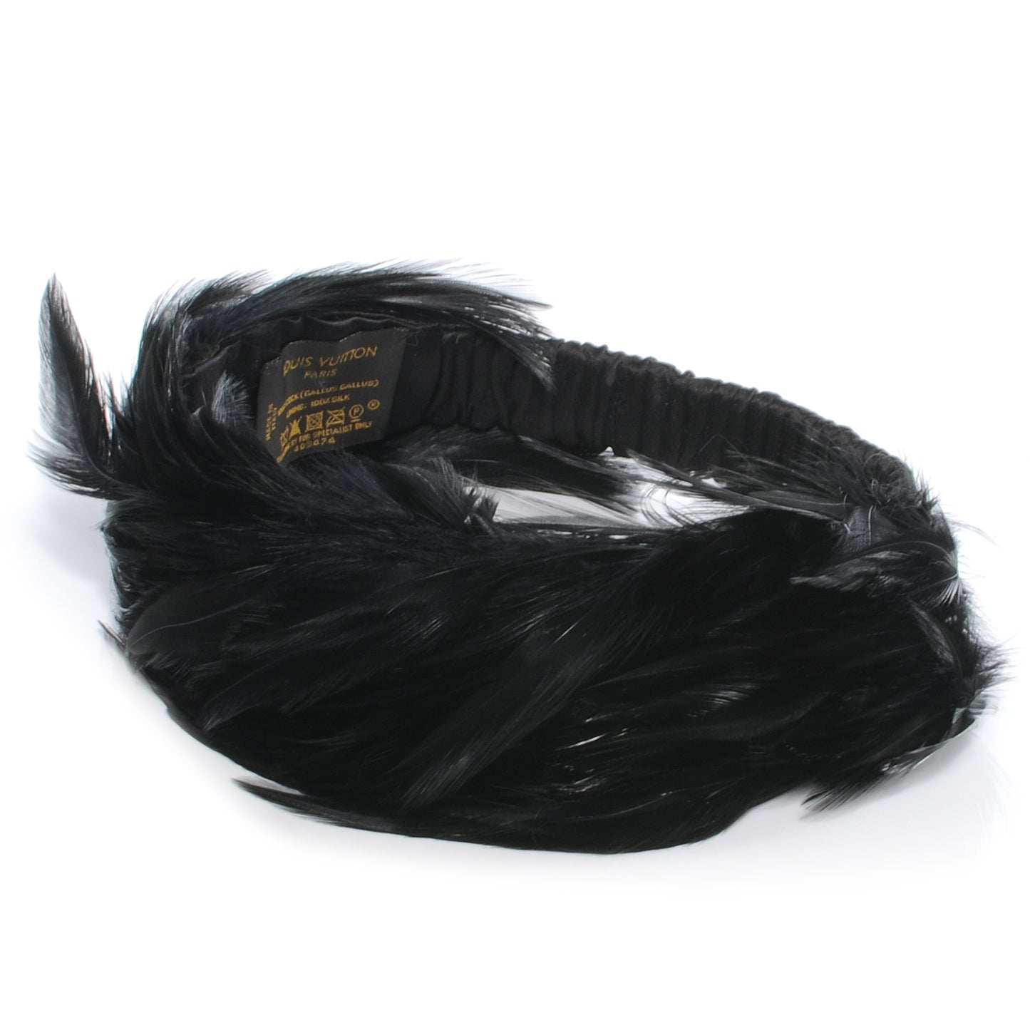 Fetish Feather Headband Black