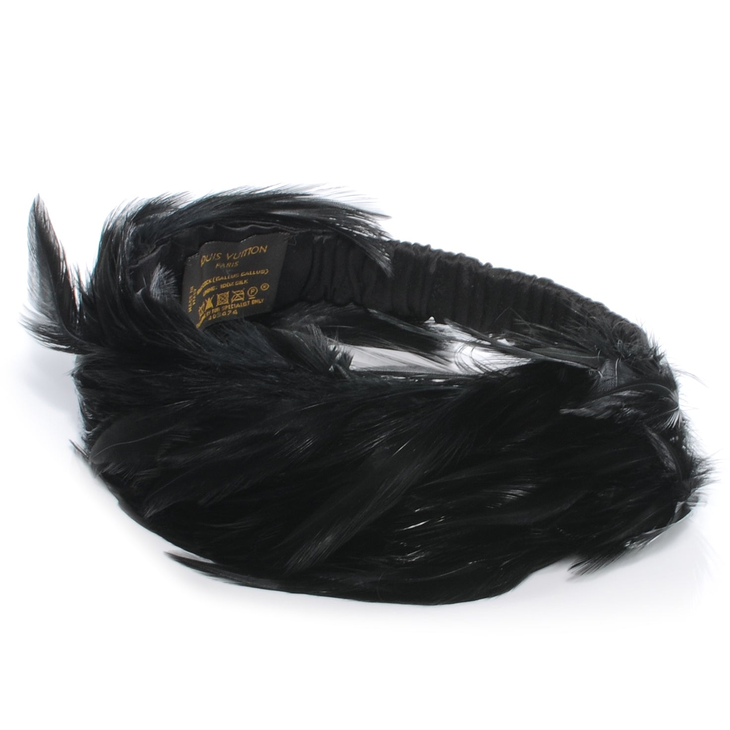 Louis Vuitton Fetish Feather Headband Black 3 of 6