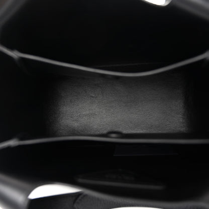 Prada Vitello Daino Soft Medium Dynamique Tote Black 5 of 9