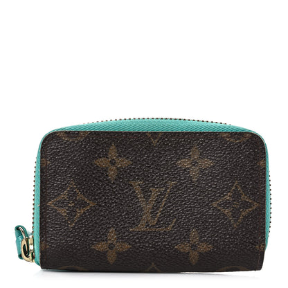 Louis Vuitton Monogram Zippy Multicartes Turquoise 1 of 9