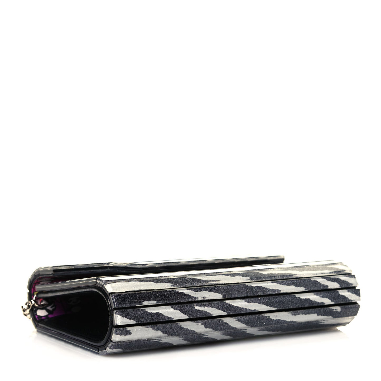 Acrylic Zebra Candy Clutch