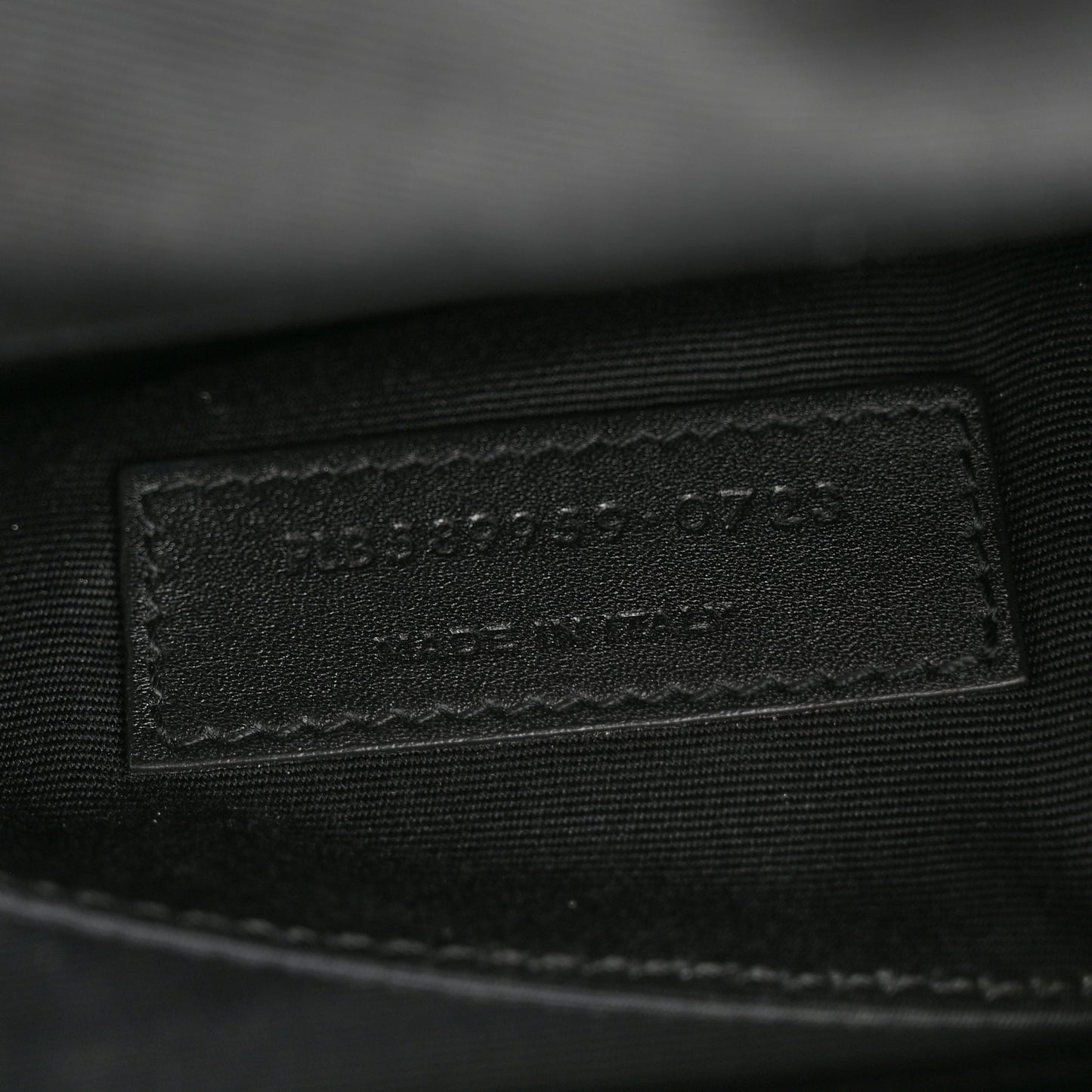 Grain De Poudre Monogram Belt Bag Black