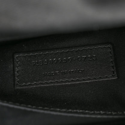 Saint Laurent Grain De Poudre Monogram Belt Bag Black 7 of 13