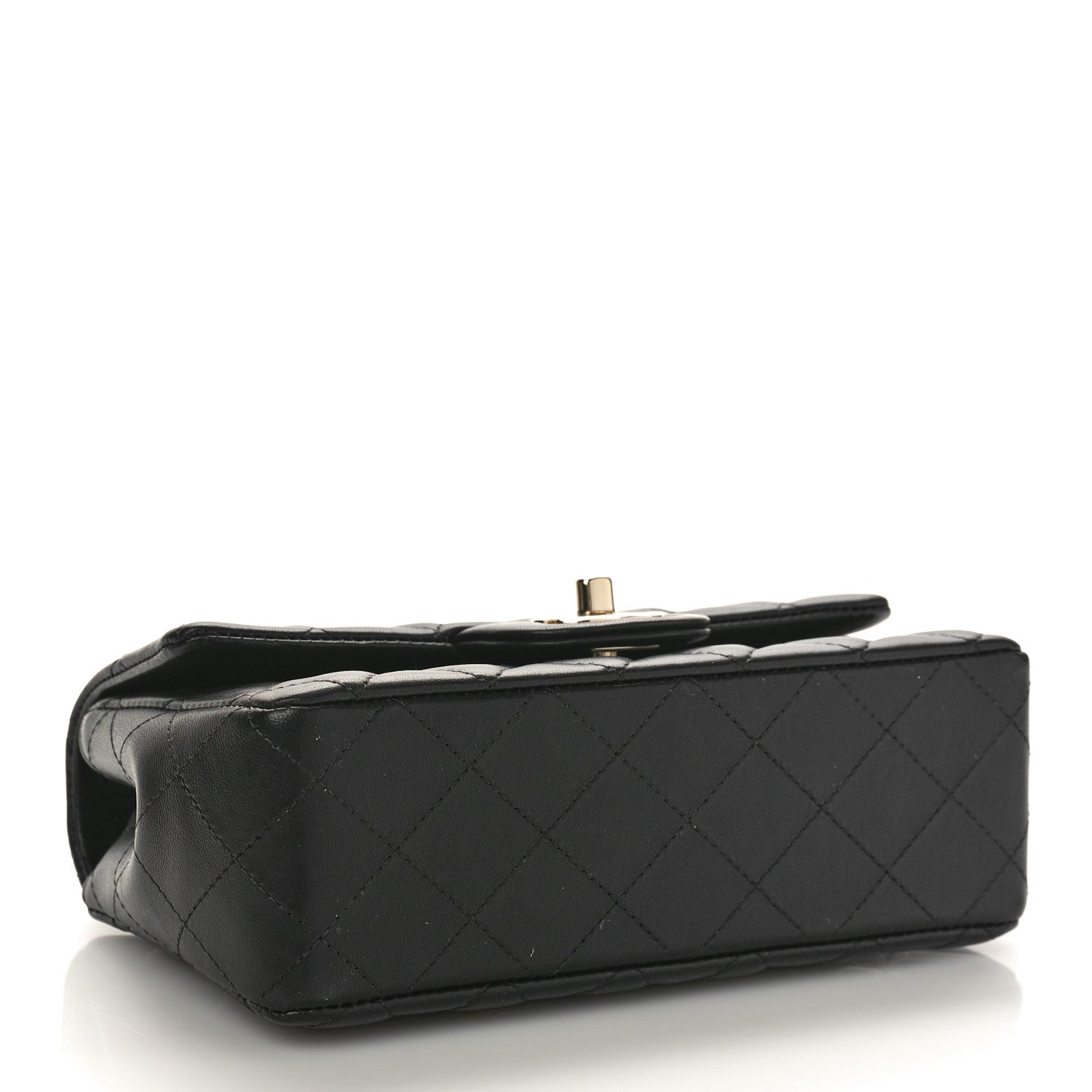 Chanel Lambskin Quilted Mini Coco Charms Rectangular Flap Black 4 of 9