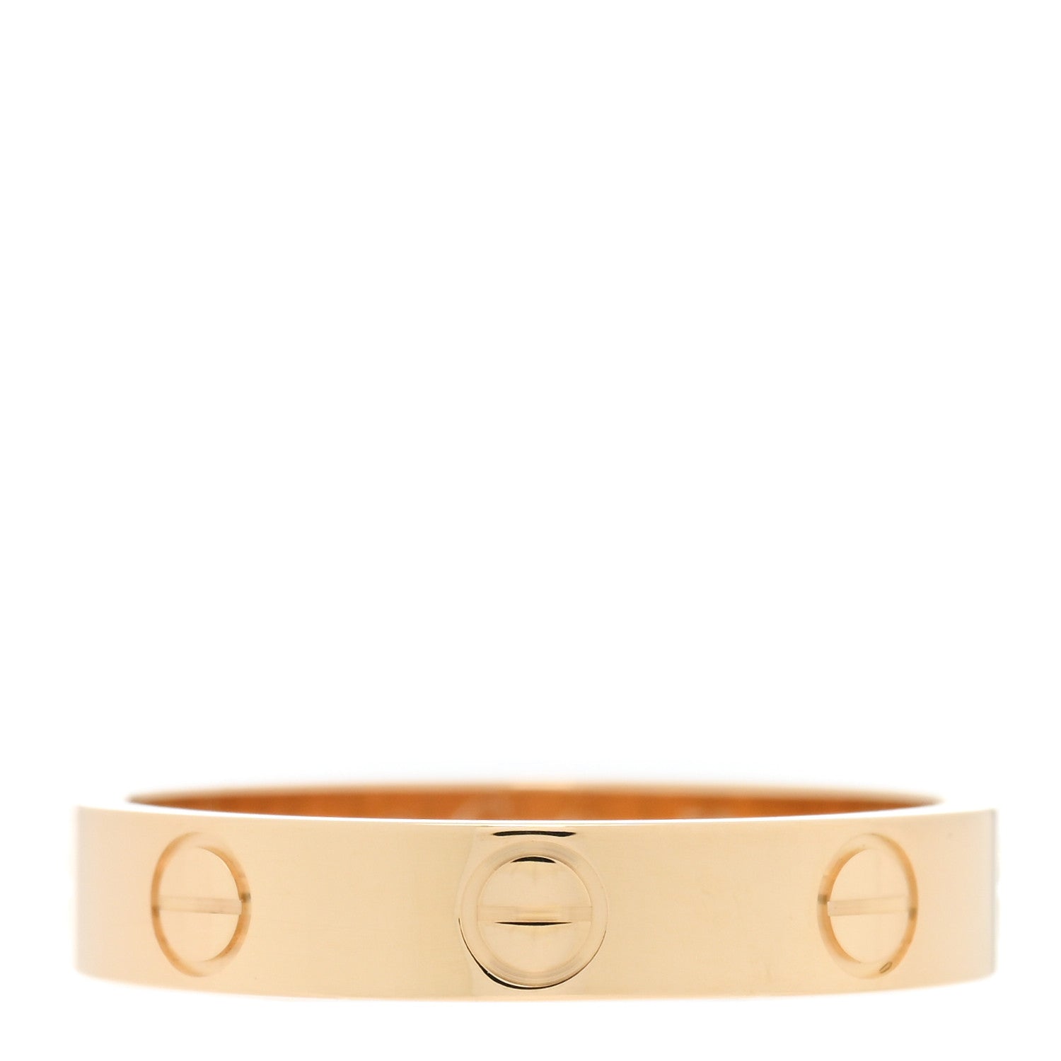 Cartier 18K Yellow Gold 3.5mm LOVE Wedding Band Ring 53 6.5 1 of 5