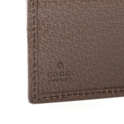 Gucci GG Supreme Monogram Web Mens Ophidia Bi-Fold Coin Wallet Beige New Acero 6 of 8