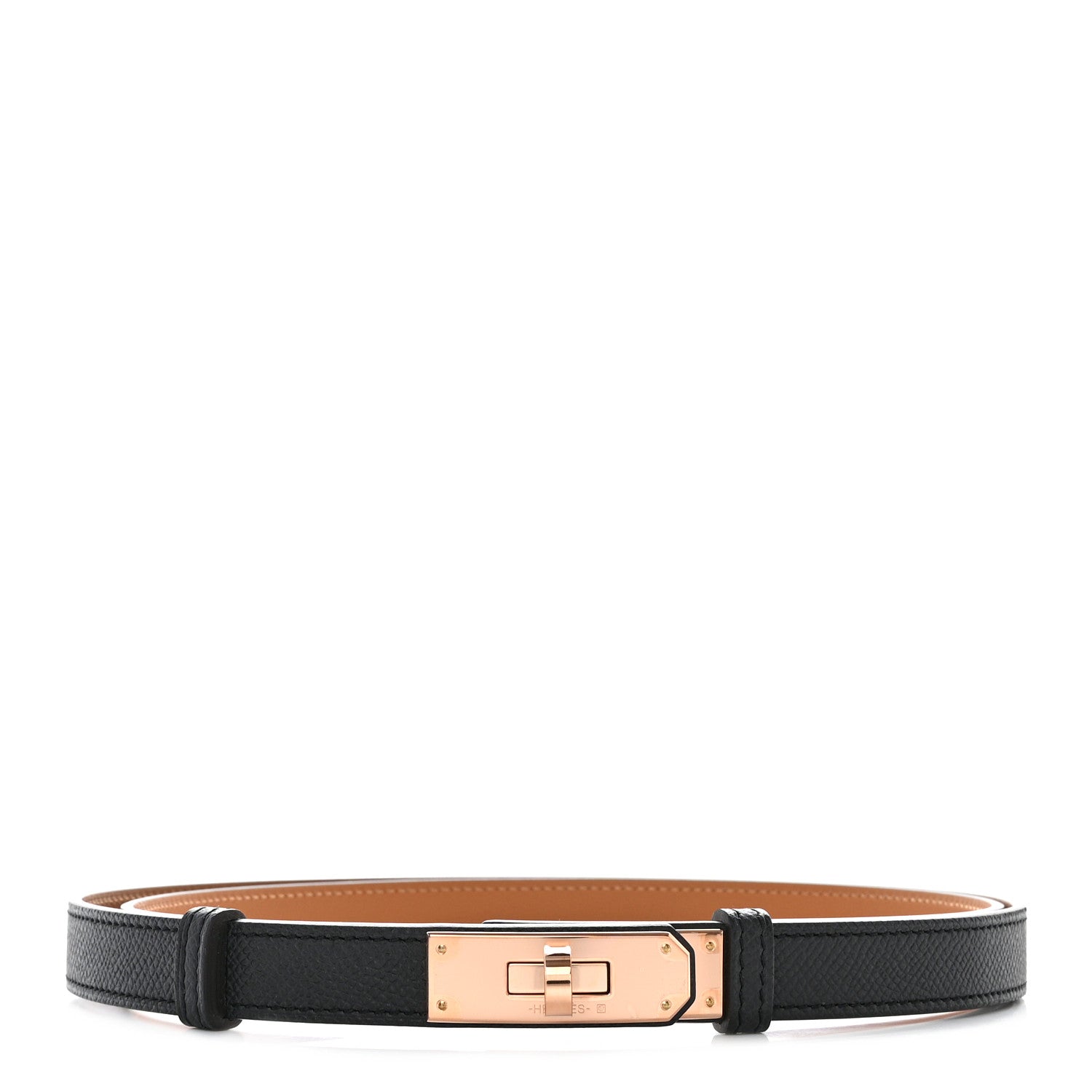 Hermes Epsom Kelly Belt Black 1 of 4